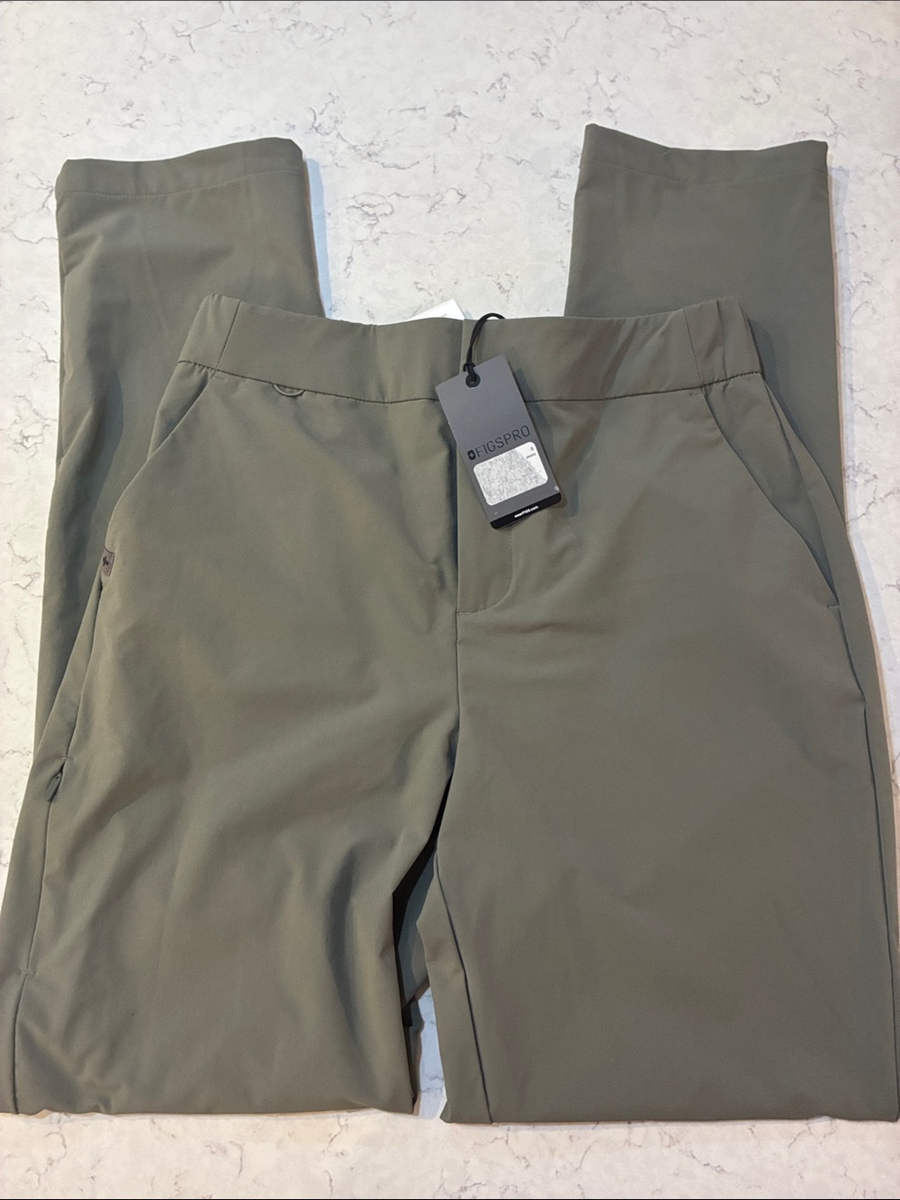 FIGSPRO Women’s Olive Green Stretch Scrub Pants Small/Tall NWT